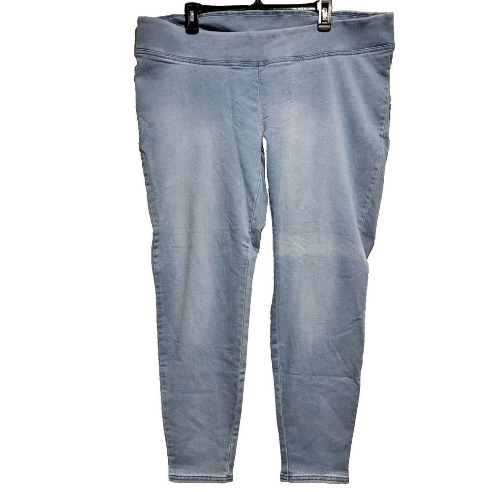 NWT Destination Maternity Womens Jegging Denim Blue XXL Ultra Soft Stretch